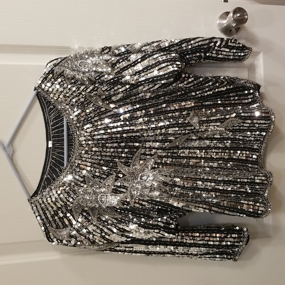 Vintage Sequin Blouse
